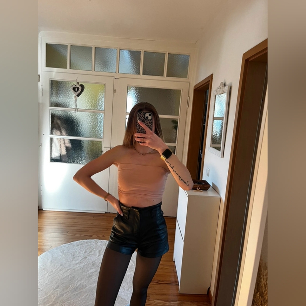 Bershka Brown Tank Top, S